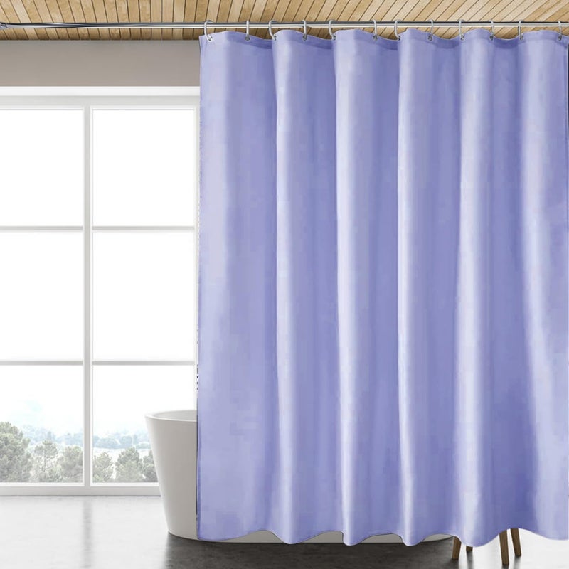 LLSCL Fabric Shower Curtain Liner with Magnets, Waterproof Hotel Quality, 72 x 72 Machine Washable - Image 1